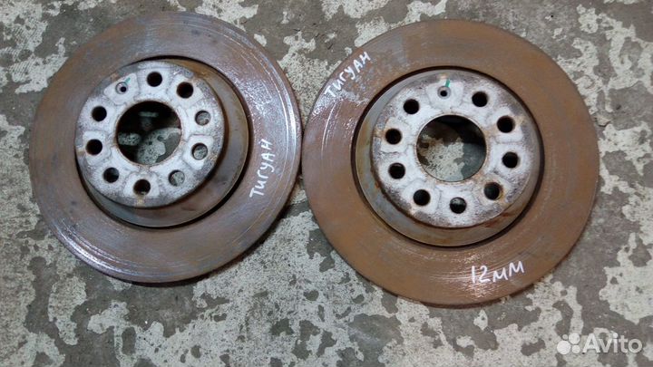 Диски тормозные задние на Тигуан 2018г