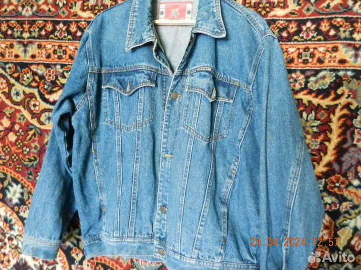Джинсовая куртка мужская б\у 50-52 размера