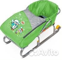 Матрасик для санок с попоной ника сс3-1 (пингвин