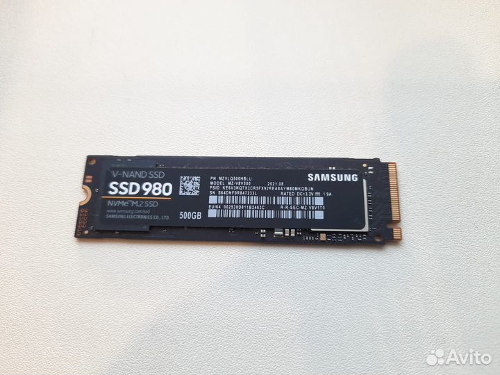 SSD m2 samsung 500gb