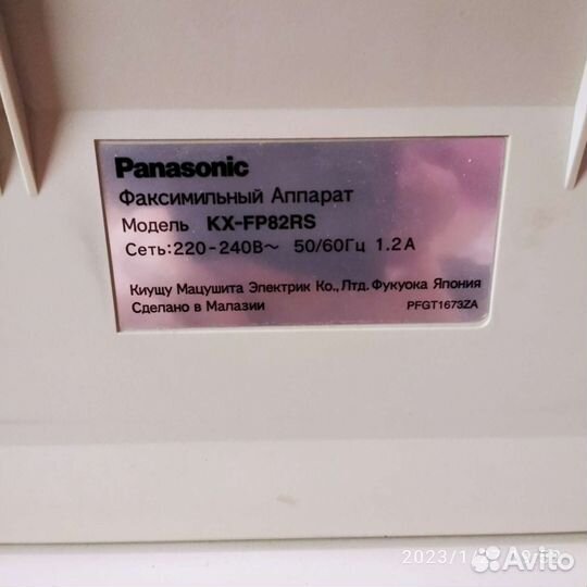Факс panasonic KX-FP82