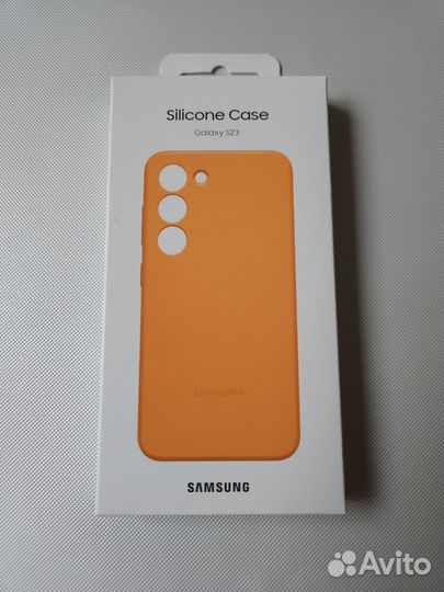 Чехол Silicone Case на Samsung S23 оригинал
