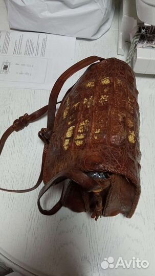Винтажная сумка из Нильского крокодила