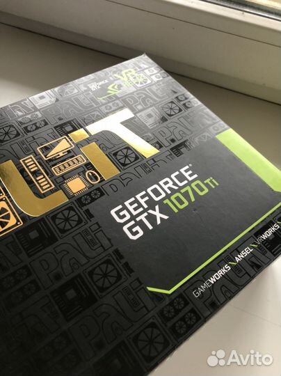 GTX 1070 Ti 8gb Полный комплект