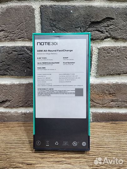 Infinix NOTE 30i, 8/256 ГБ