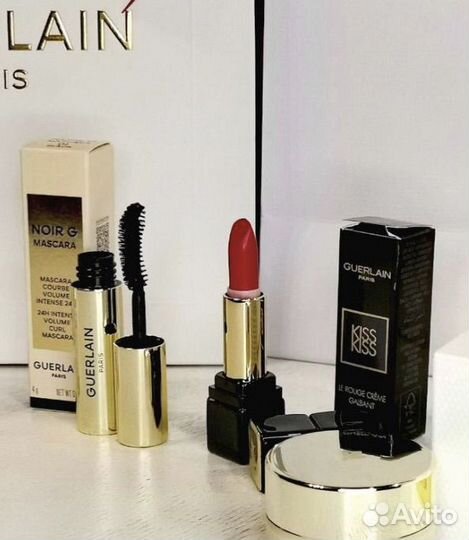 Миниатюры Guerlain помада и тушь