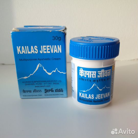 Аюрведический крем-бальзам kailas jeevan 30 г