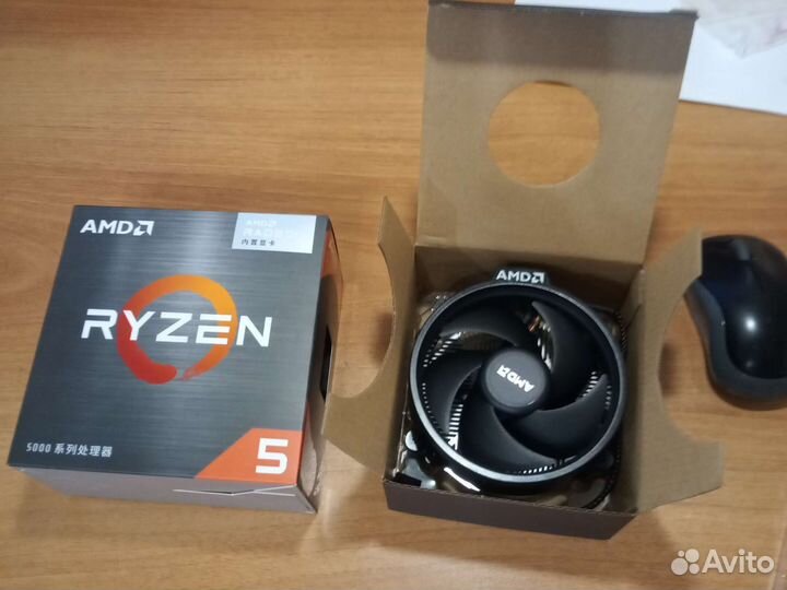 Кулер для процессора, заводской от 5600G Box