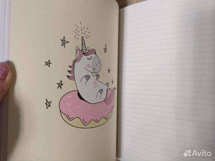 Креативная тетрадь с единорожкой. Новая