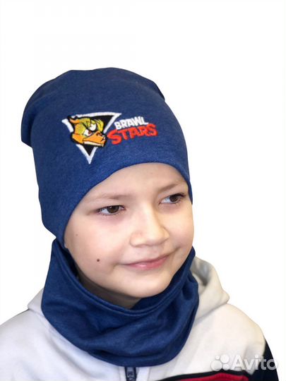 Шапка снуд весна