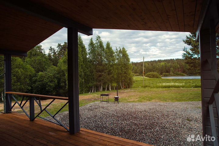 Готовый бизнес по аренде 2 домов на берегу Ладоги