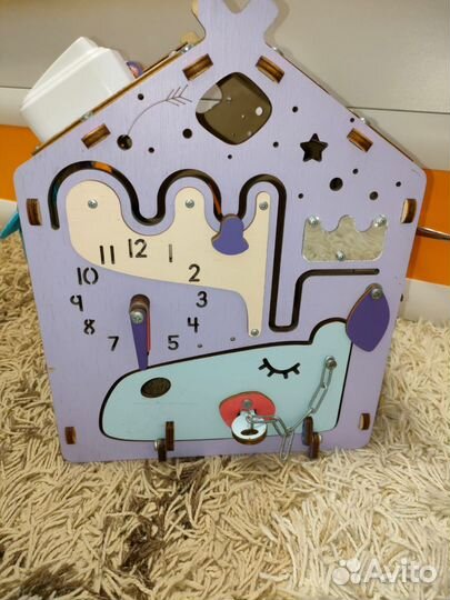 Бизиборд домик со светом