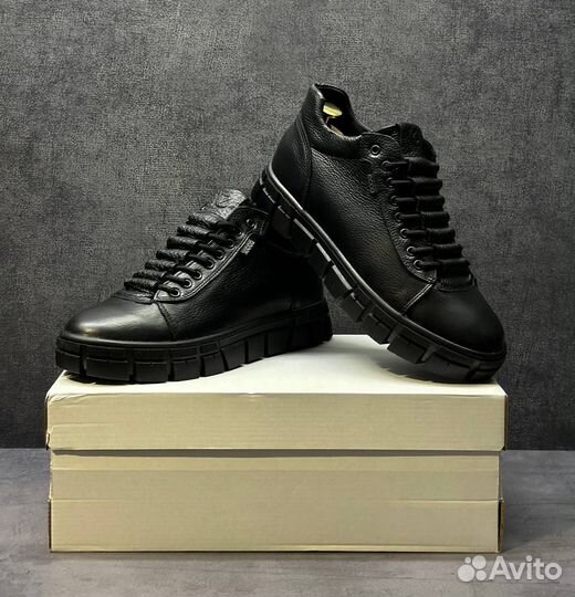 Кеды мужские зимние: Ecco с мехом 39 45