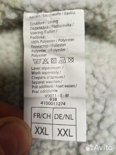 Джинсовая куртка с мехом