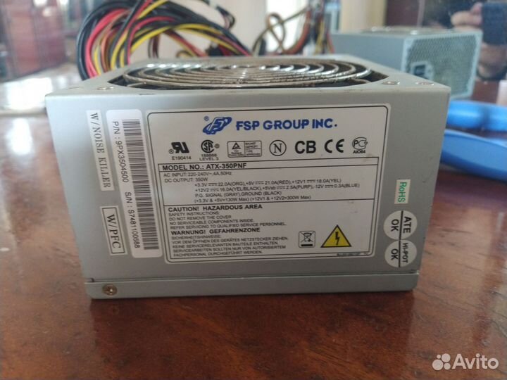 Блок питания FSP 350w