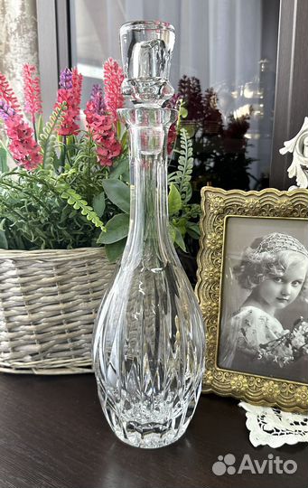 Хрустальный штоф для крепких напитков Германия