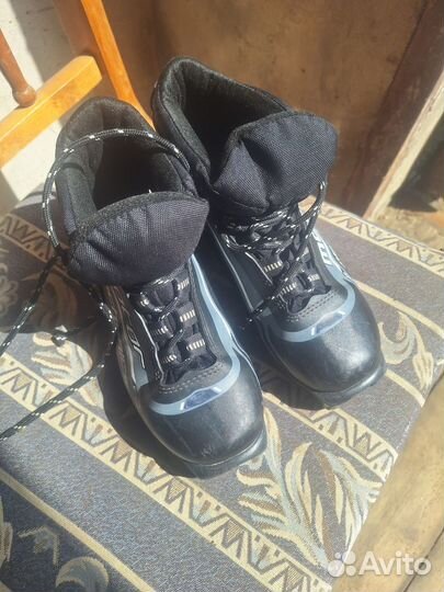 Лыжи беговые,ботинки лыжные