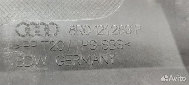 Дефлектор радиатора Audi Q5 8R cncd 10.06.2013