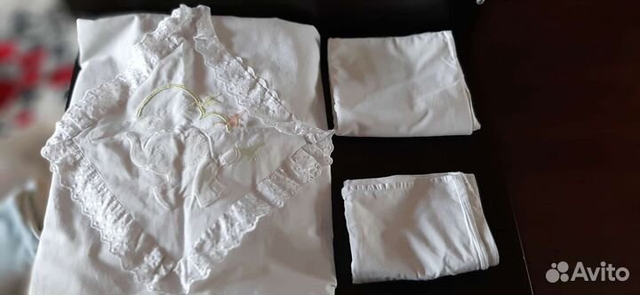 Два комплекта постельного белья 60х120