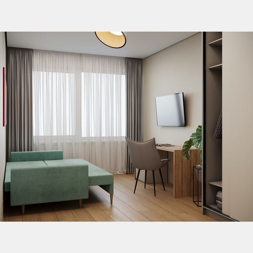 3-к. апартаменты, 67,4 м², 19/24 эт.
