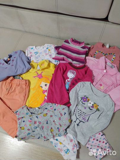 Вещи пакетом на девочку 104