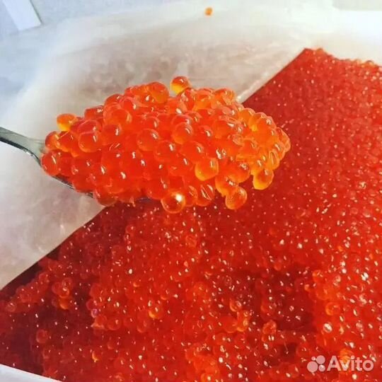 Красная икра кета