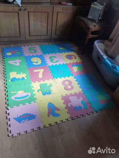 Детский коврик пазл