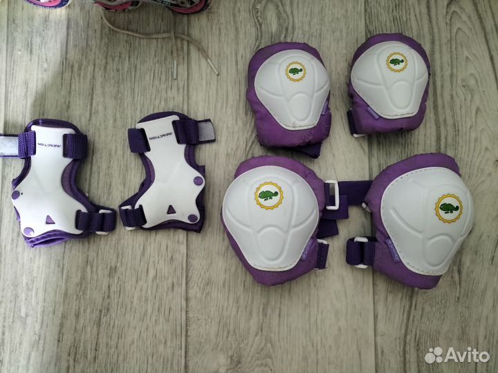 Ролики раздвижные 31-36 размер