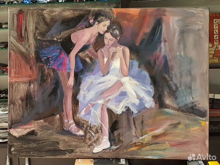 Картина маслом балерина