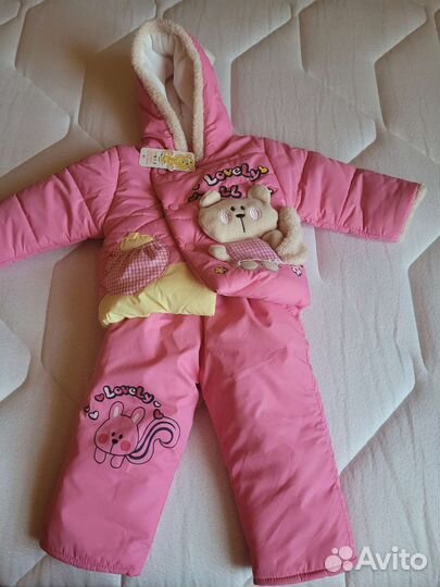Зимний комбинезон для девочки новый