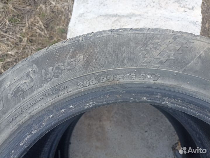Шины резина летние 205 55 р16 бу