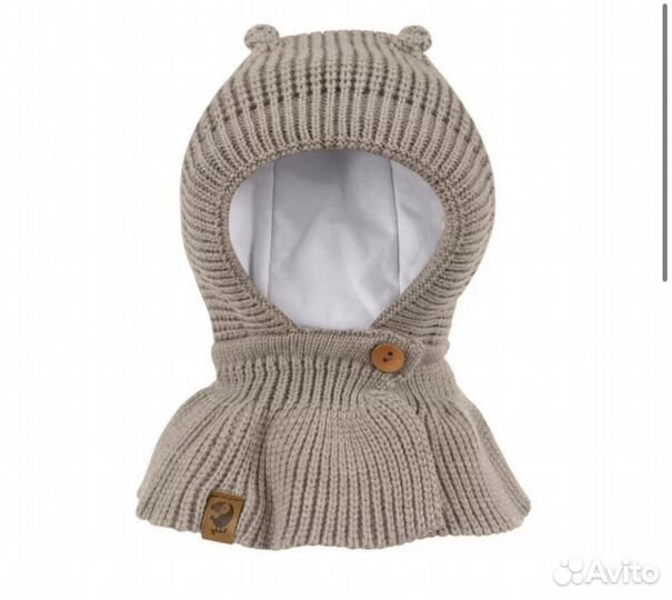 Шапка шлем зимняя Touckan 3-6 месяцев