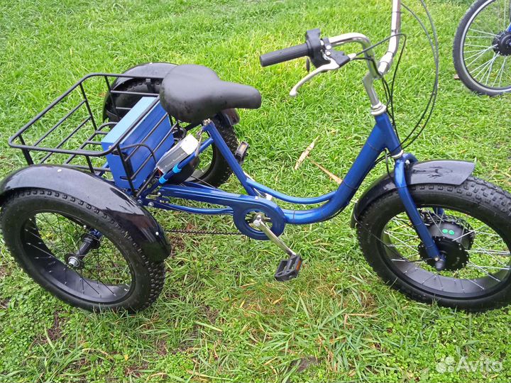 Электровелосипед трёхколёсный 500W