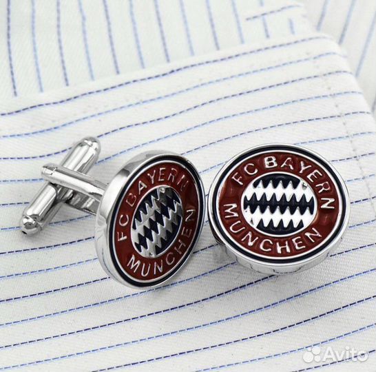 Запонки на рубашку «фк Бавария» / футбол
