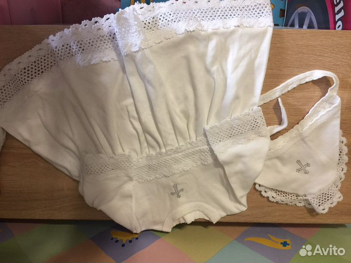 Крестильный набор для девочки 62-68