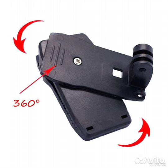 Прищепка GoPro, Sony под стандартную защелку