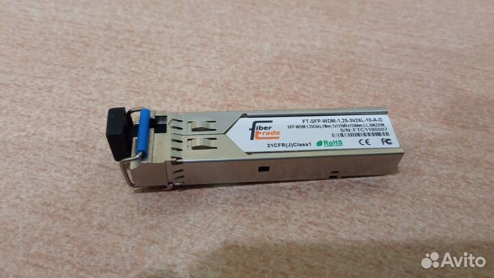 Гигабитовые модули SFP, LC коннектор, симплекс