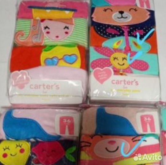 Вещи новые пакетом Carters love девочка 24-36m