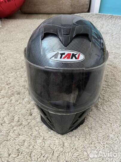 Мотоциклетный шлем размер S (55/56)