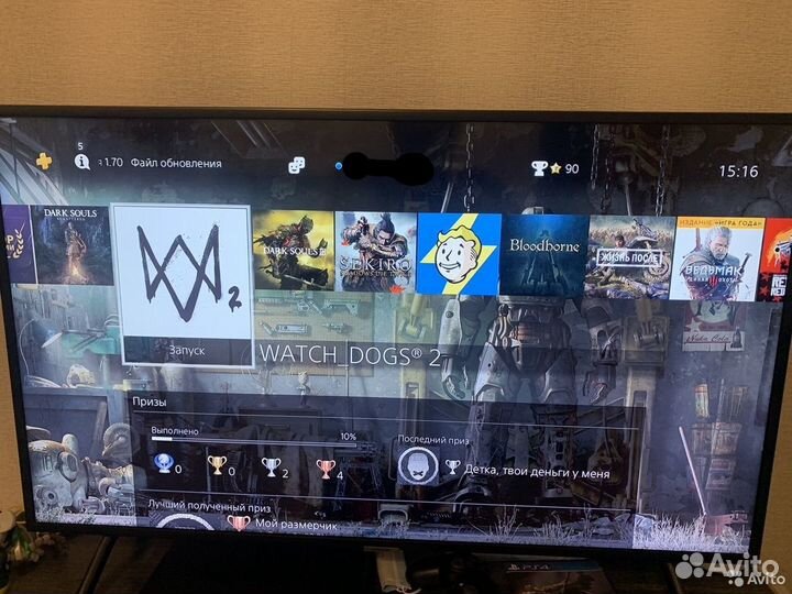 Sony PS4 / PlayStation 4 PRO / Ps4 Slim + хит игры