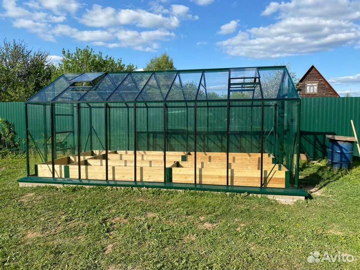 Грядки из лиственницы в теплицу