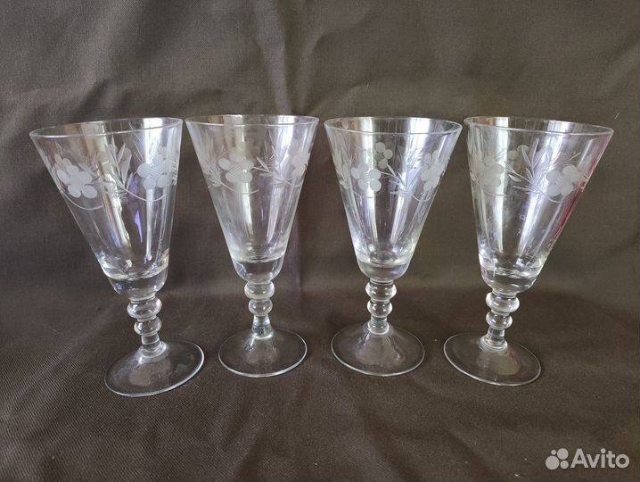 Фужеры «Свадебные» времен СССР