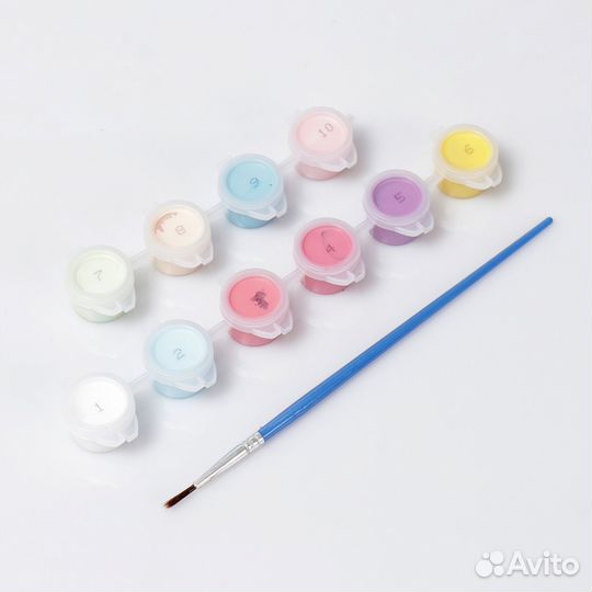 Картина по номерам «Дракончик в небе» 20х30 см