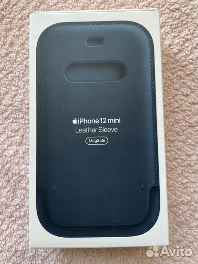 Чехол на iPhone 12 mini кожаный