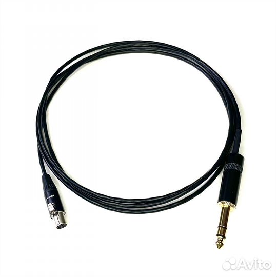 Кабель для наушников AKG и miniXLR 3/4pin Jack 6.3