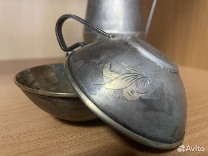 Кофейный набор мельхиор СССР