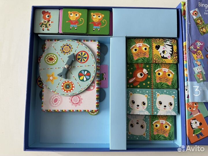 Djeco 3 в1 bingo memo domino