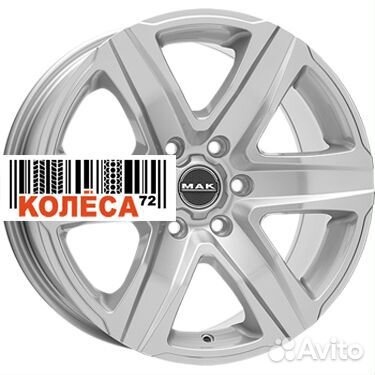 MAK Stone 6 8.5x20 6x130 ET60 Dia84.1 Silver