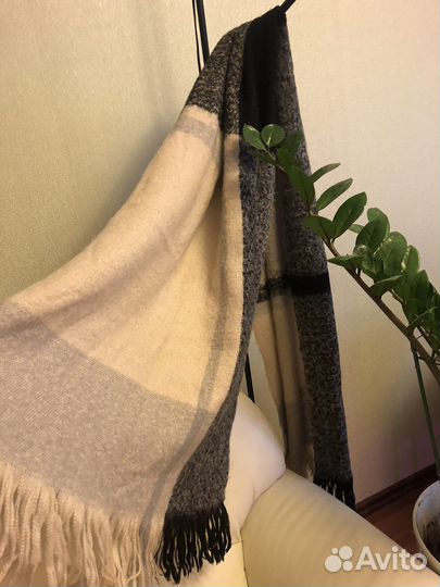 Телый объемный шарф