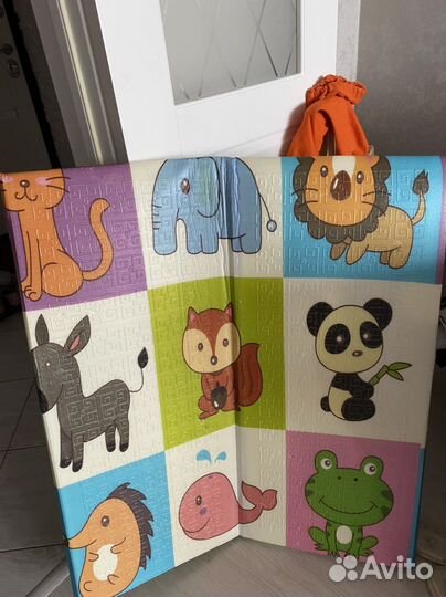 Детский игровой коврик складной 1800 на 2000